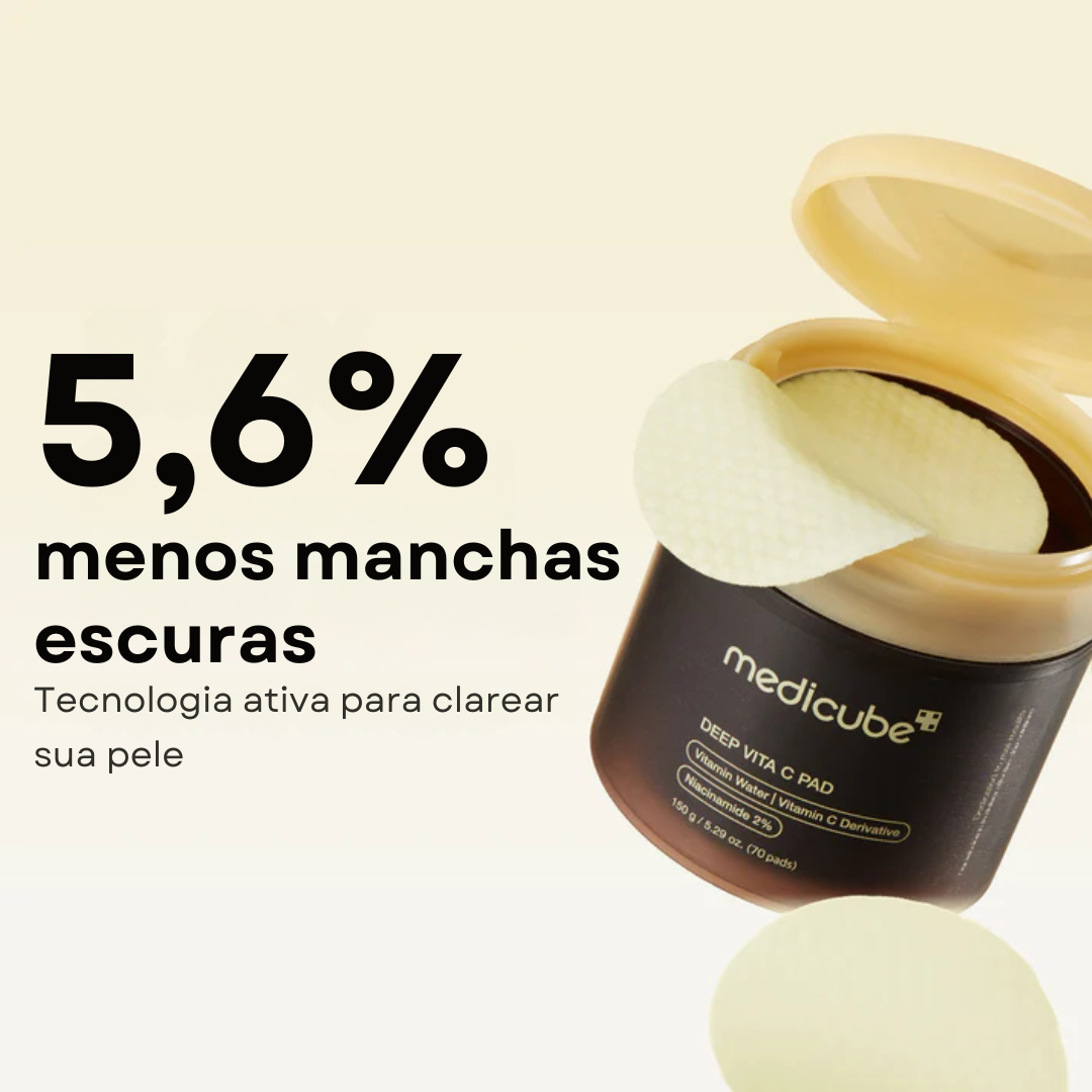 Discos Medicube Com Vitamina C para Manchas