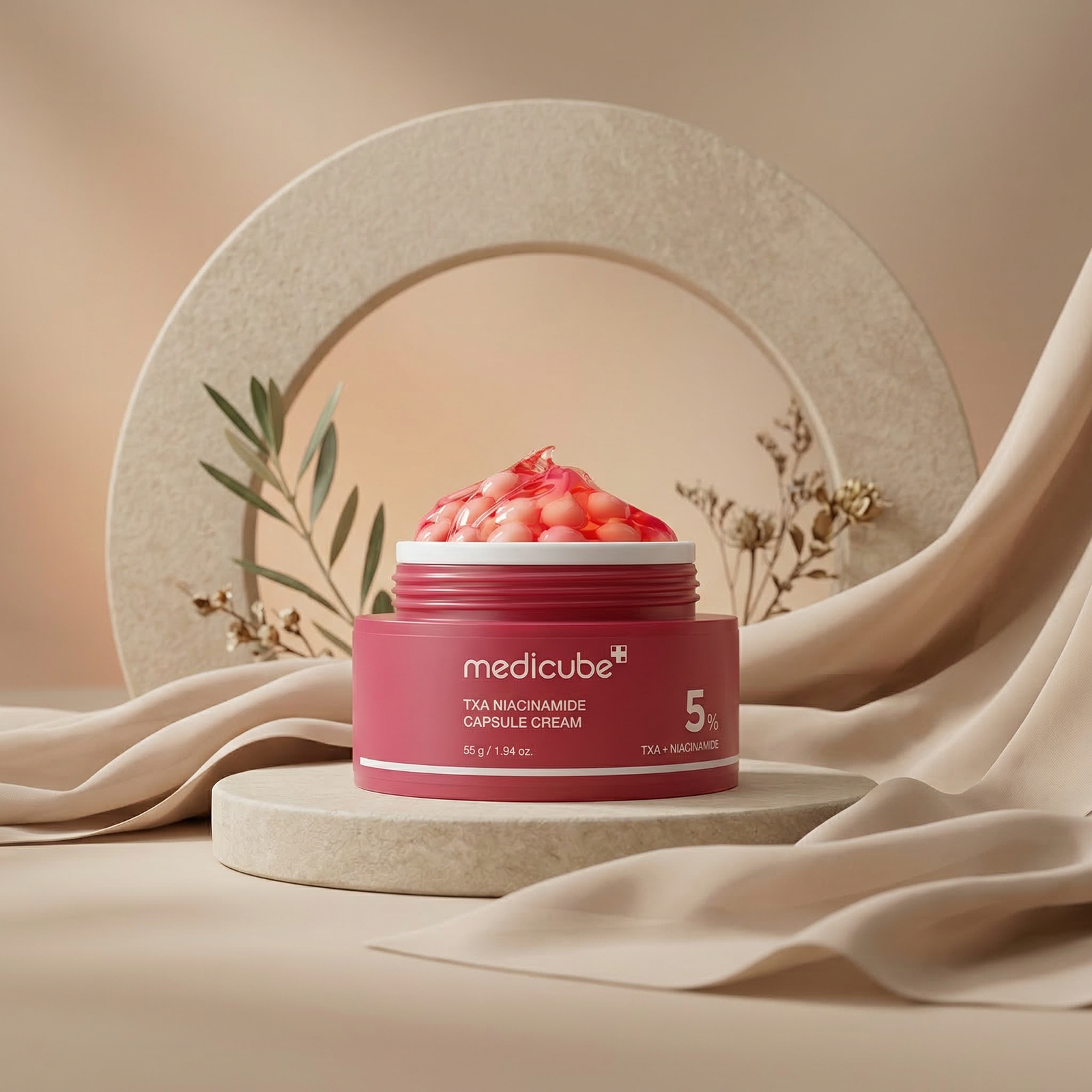 Creme Medicube TXA + Niacinamida em Cápsulas