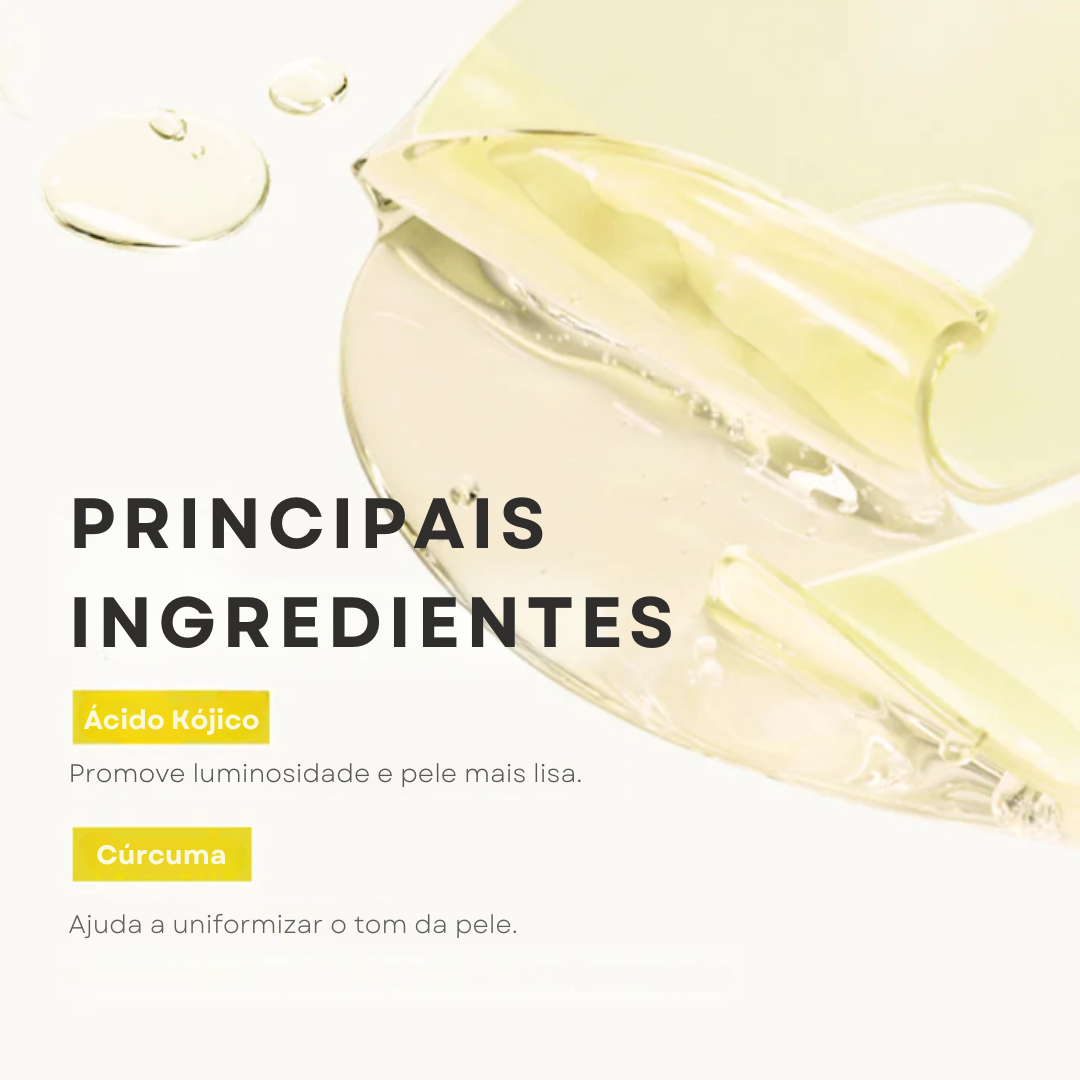 Medicube Máscara Jelly Dourada com Ácido Kójico e Cúrcuma - Kit com 4