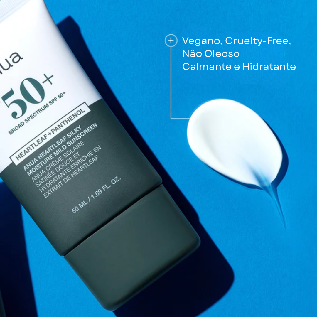 Protetor Solar Anua Suave e Hidratante Heartleaf Silky