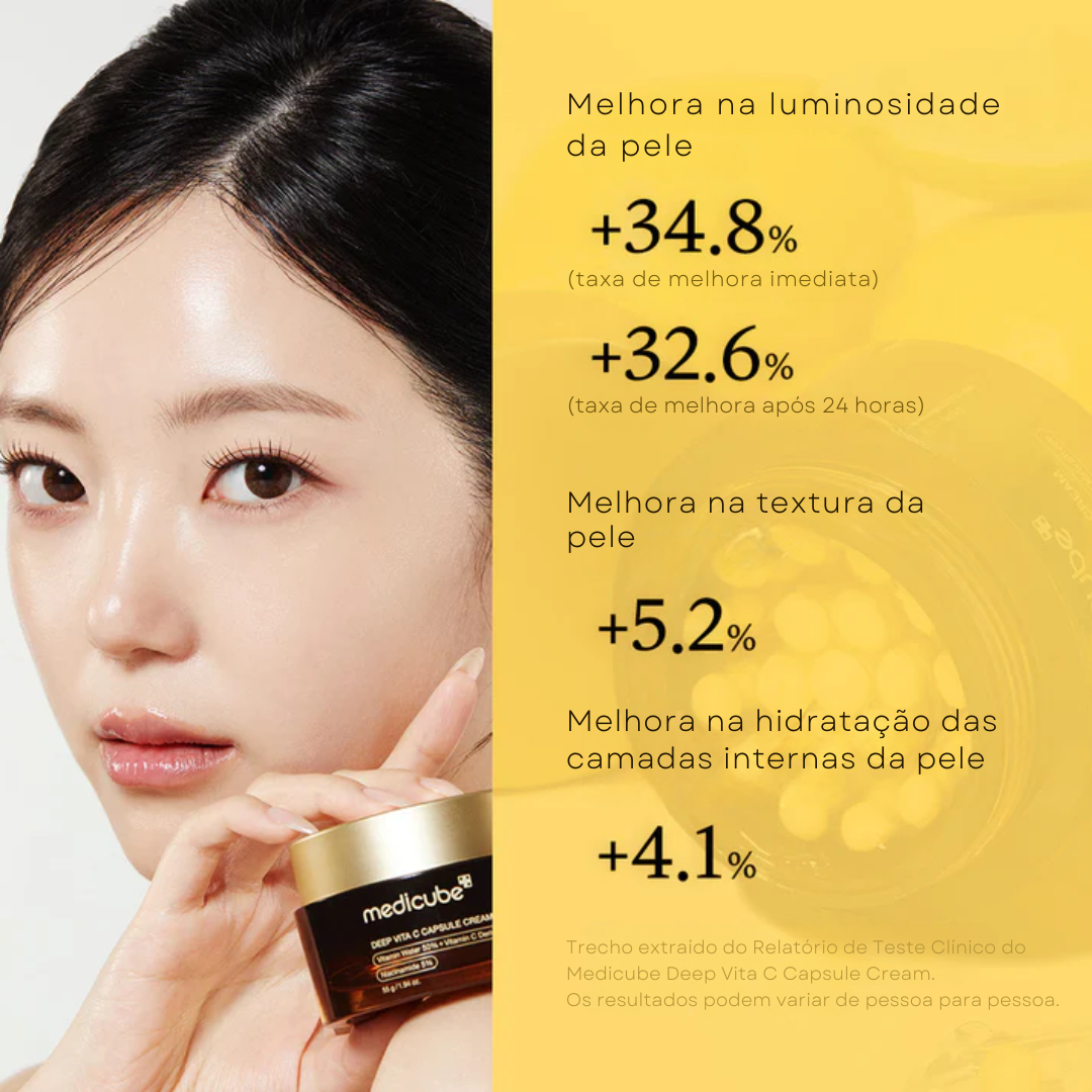 Creme Medicube Vitamina C em Cápsulas