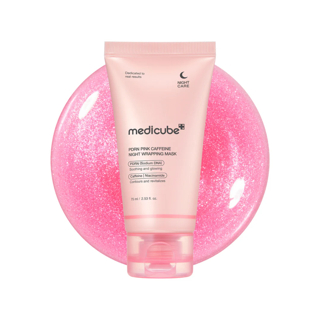 Medicube Máscara Noturna PDRN Cafeína Pink