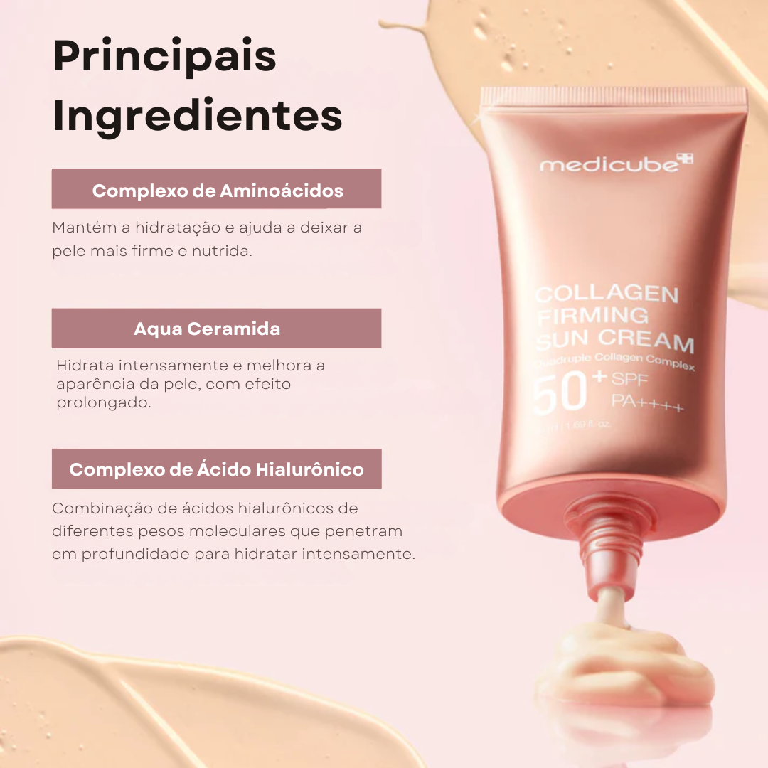 Protetor Solar Medicube Firmador com Colágeno