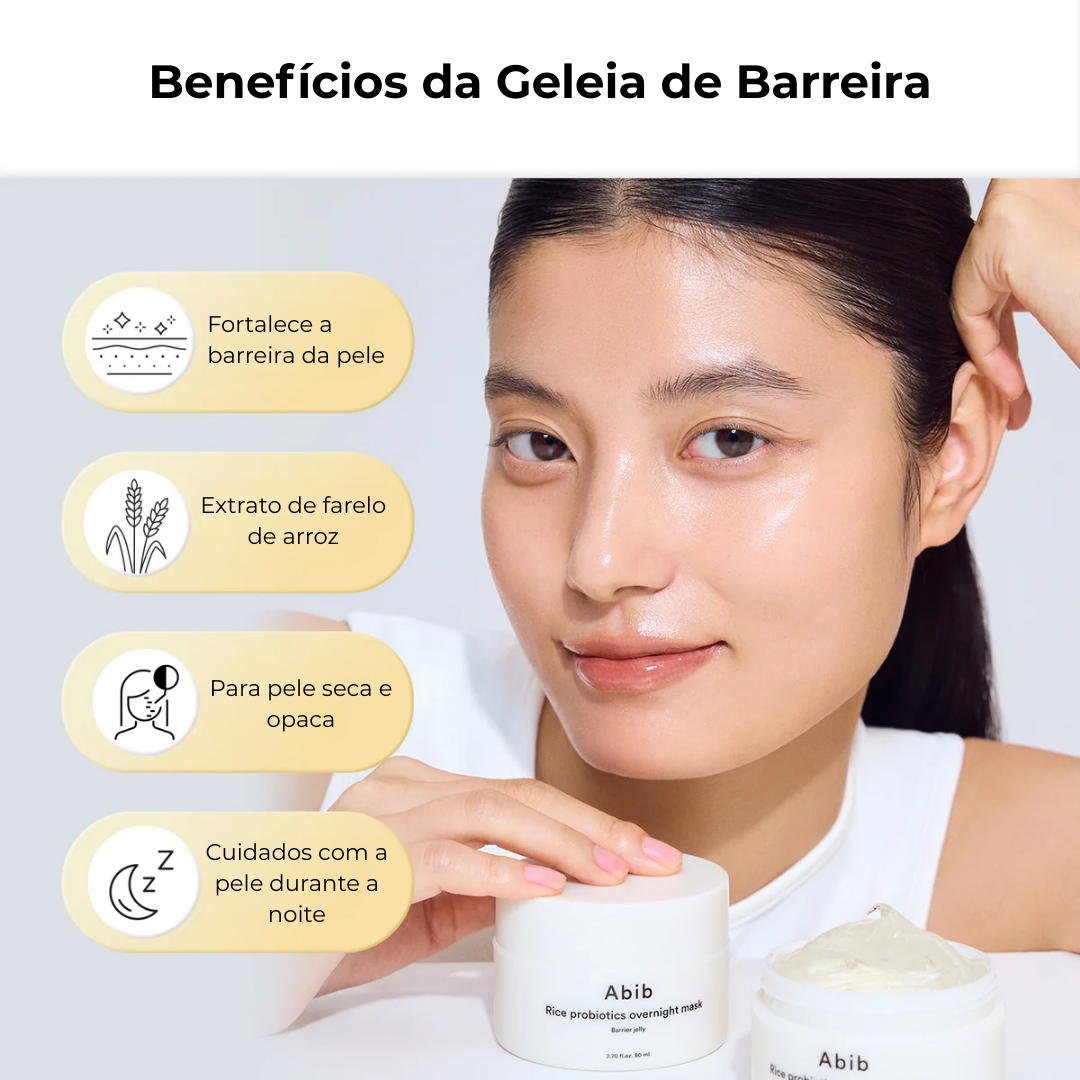 Máscara Noturna Abib Rice Probiotics Jelly