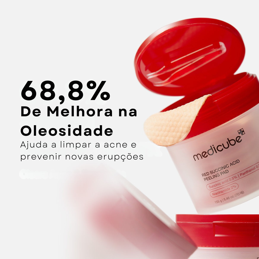 Discos Medicube Ácido Succínico com Pantenol