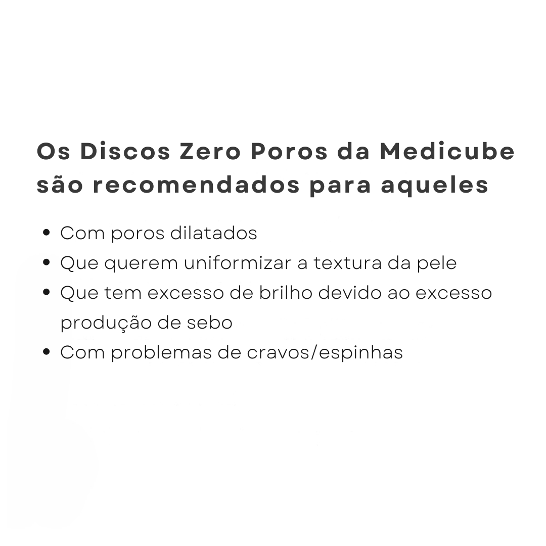 Discos Medicube Zero Pore 2.0