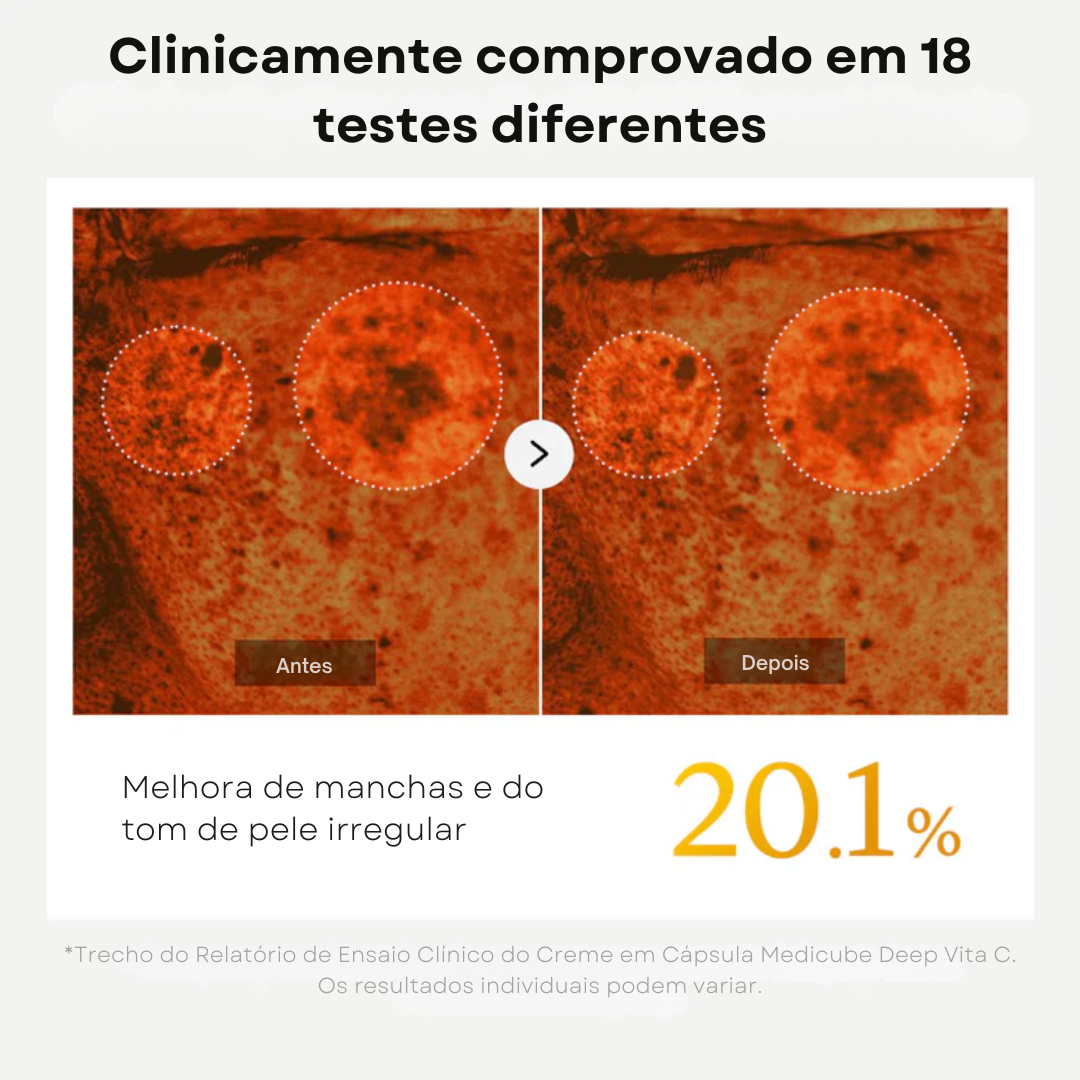 Creme Medicube Vitamina C em Cápsulas