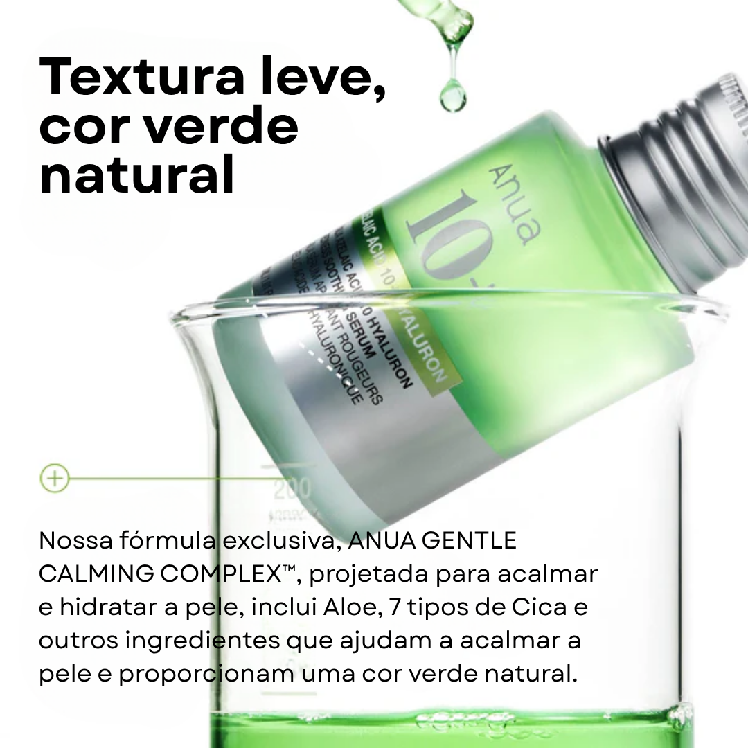 Sérum Anua Calmante com Ácido Azelaico 10% e Ácido Hialurônico
