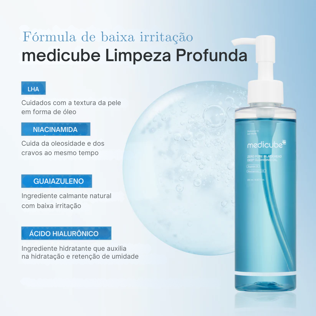Óleo de Limpeza Medicube Profunda Zero Pore Blackhead