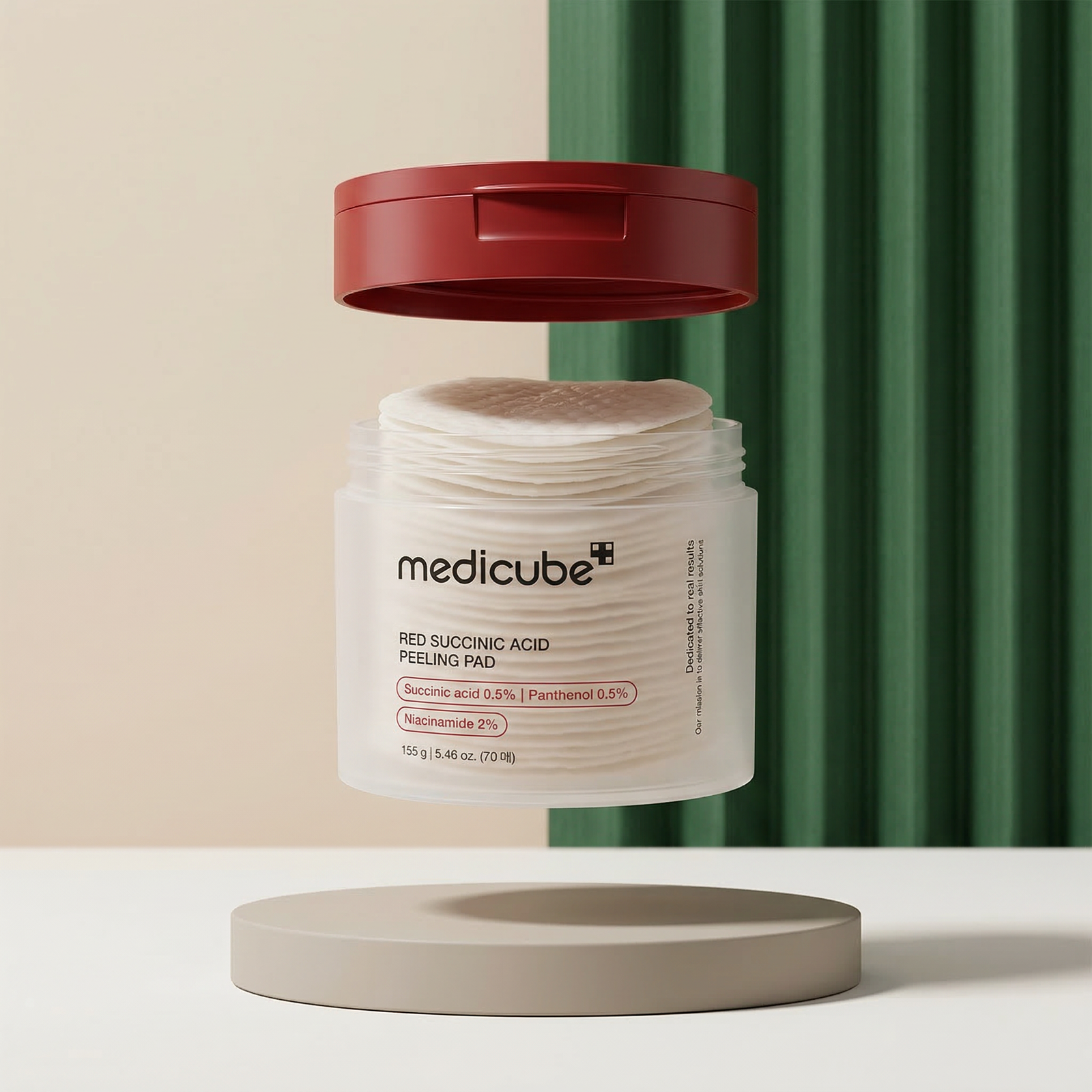 Discos Medicube Ácido Succínico com Pantenol